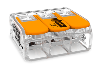 Wago COMPACT splicing connector; 3-conductor 221-613