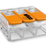 Wago COMPACT splicing connector; 3-conductor