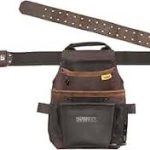 DeWalt 12 pocket Leather Tool Pouch Brown