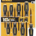 DeWalt ToughSeries Demolition Screwdriver Set 8 pc